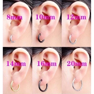 จิวหูห่วงสแตนเลส (ราคา1คู่)🔥 price per pair 🔥ใส่อาบน้ำได้ไม่เป็นสนิม สแตนเลสแท้ 🇹🇭ส่งจากไทย ส่งเร็วส่งไว 🇹🇭
