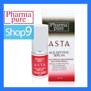 PHARMAPURE ASTA AGE-DEFYING SERUM 30ML. EXP 07/24 ฟาร์มาเพียวร์ แอสต้า เอจ ดีฟายอิ้ง ครีม เอสพีเอฟ 30 พีเอ+++