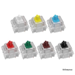 folღ Gateron SMD Switches black red brown blue clear green yellow 3pin Gateron Switch