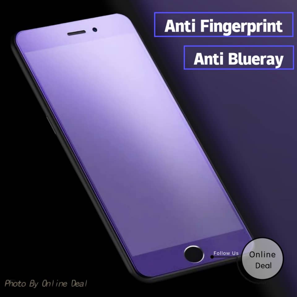 Anti Blue Ray Full MatteกระจกนิรภัยOppo Reno 6.4/2/2F/10XZoom/3/3Pro/6/6Z/7/7Z/8 5G/8Z/11F/4/R9S/R15