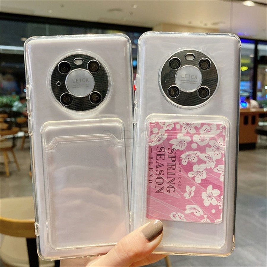 เคสโทรศัพท์มือถือแบบนิ่ม ใส พร้อมช่องใส่บัตร สําหรับ Samsung Galaxy S24 Ultra S23 S21 FE S20 S22 Plus S10 S9 S8 Note 20 A05 A15 A25 A35 A55 A14 A34 A24 A54 A23 A72 A52 A42 A32 A22 A12 A20 A30 A50 A31 A21S A11 A02S A03S A04 A10 A51 A71 A13 A33 A53 A73
