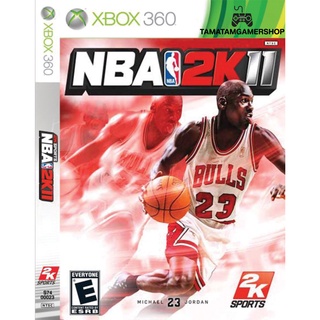 NBA 2K11 xbox360 [Region Free]แผ่นเกมส์Xbox360 เกมบาสเกตบอลNBA2011 แผ่นไรท์เล่นได้กับเครื่องที่แปลงระบบแล้ว