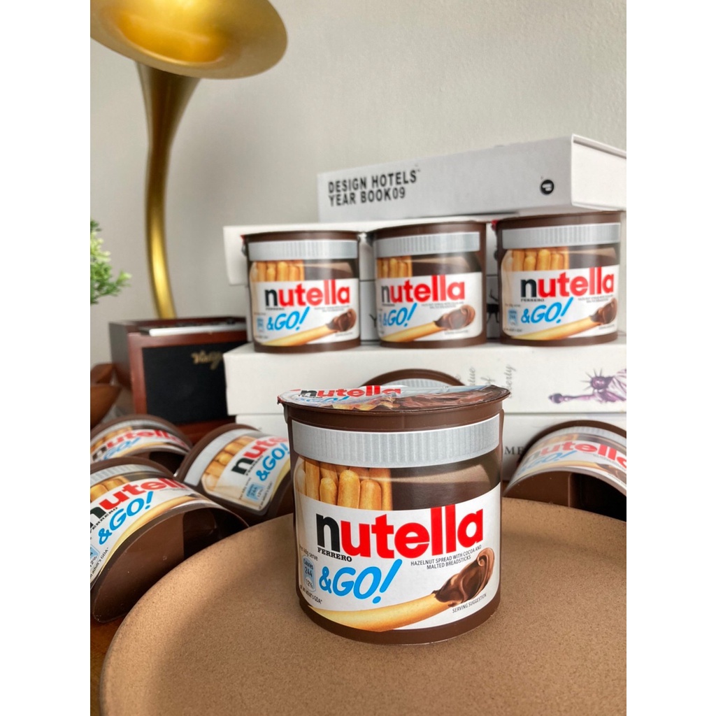 🔥สินค้าพร้อมส่ง🔥 พร้อมส่ง Nutella & Go นูเทลลาพร้อมบิสกิตแท่ง ช็อคโกแลต นูเทลล่า
