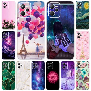 เคสโทรศัพท์มือถือ ซิลิโคนนุ่ม TPU ใส ลายน่ารัก สําหรับ Realme Narzo 50A Prime 2022 Narzo50A Prime 4G