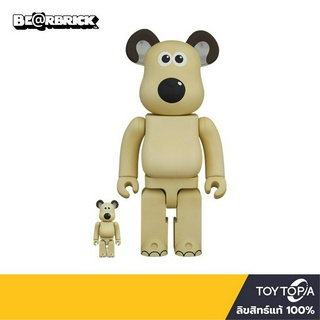 พร้อมส่ง+โค้ดส่วนลด Gromit: Wallace and Gromit 400+100%  by Bearbrick (ลิขสิทธิ์แท้)