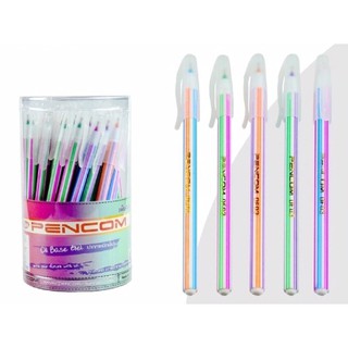 ปากกา PENCOM DF-03 Fancy สีน้ำเงิน  0.5 mm. ด้ามคละสี