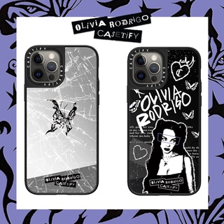 Casetify เคสโทรศัพท์มือถือแบบกระจก เต็มเครื่อง ลาย Olivia Rodrigo สําหรับ Samsung S23 Ultra S22 Plus S21 FE S20 Note20 A02S A03S A04 A12 A13 A22 A23 A33 A34 A52 A53 A54 A73