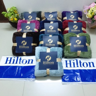 ผ้าห่มนาโนHiltonเกรดพรีเมี่ยม เกรดโรงแรม 5 ดาว  ขนาด6ฟุต หนานุ่ม น้ำหนัก 1.2 กิโล/ผืน พร้อมจัดส่งภายใน 1 วัน