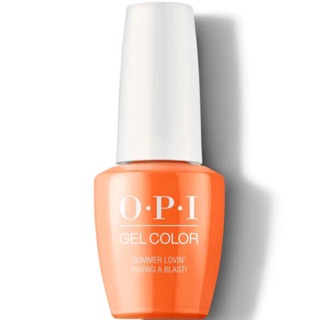 พร้อมส่ง OPI GEL สี Summer Loving! Having a Blast! ส้มสดใสสุด