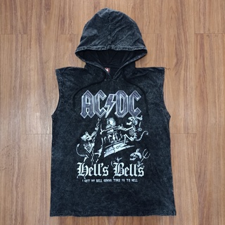 เสื้อฮู้ดดี้ ผ้าฝ้าย ลาย Jumper WASHING ACDC DISTRO BANGKOK MUSIC LEGEND UNISEX 30S ADEM ทุกขนาด