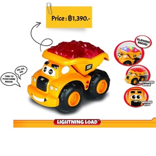 Toy State Caterpillar CAT Buildin Crew Lightning Load Haulin Harry Dump Truck Light &amp; Sound Vehicle