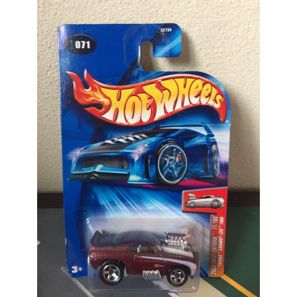 2004 Hot Wheels First Editions 'Tooned Camaro Z28 1969 #71/100