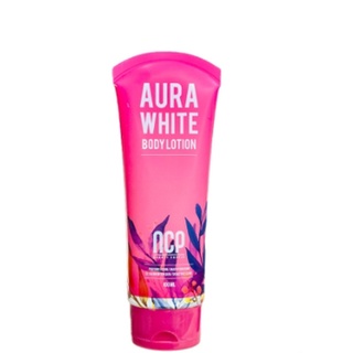 โลชั่น NCP Aura White Body Lotion โลชั่นตัวหอม บำรุงผิว (หลอดชมพู) 100ml .