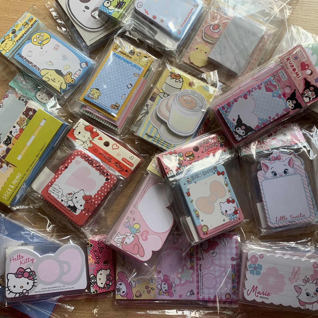 ((( ลดจัดหนัก ))) กระดาษโน้ต โพสอิท ลายน่ารัก ลายการ์ตูน ลิขสิทธิ์แท้ 100%