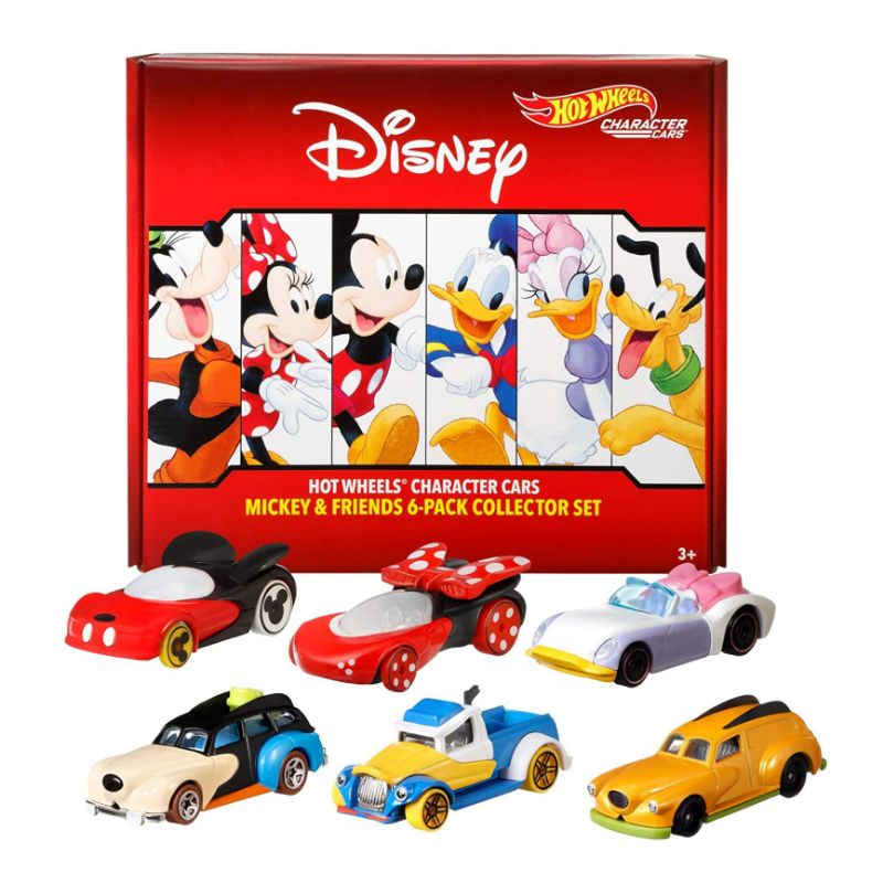 🇺🇸ลิขสิทธิ์​แท้​จาก​อเมริกา​🇺🇸 Hotwheels​ Disney and Friends​ Character​ Cars (6 cars)​