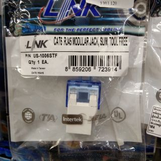 LINK CAT6 RJ45 MODULAR JACK US-1006STF แท้ๆครับ