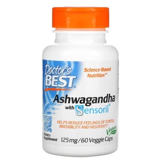 Doctors Best, Ashwagandha with Sensoril, 125 mg [ 60 Veggie Caps ] Now Foods, Ashwagandha, Himalaya, Ashwagandha