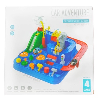 Car Adventure ของเล่นเด็ก เกมรถราง ไม่ใส่ถ่าน ชุดรถราง รถ4คัน ของเล่นเสริมพัฒนาการเด็ก ของเล่นฝึกสมาธิ TY661