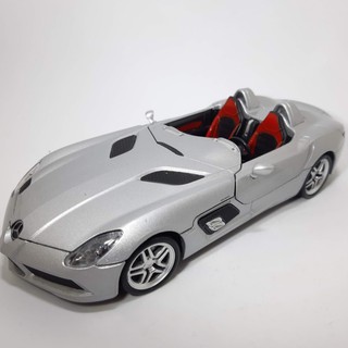 รถโมเดล จำลอง Mercedes-Benz SLR Stirling Moss MSZ68265 สเกล 1:24  ประตูและหน้ารถเปิดได้