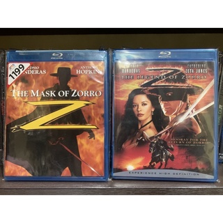 Blu-ray แท้ หายาก เรื่อง The Mask Of Zorro / The Legend Of Zorro เสียงไทย บรรยายไทย