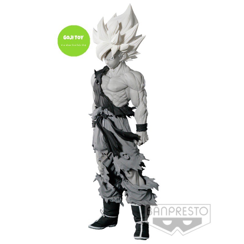 (ของแท้) Dragon Ball Z Super Master Stars Piece The Tone(Black and White) Super Saiyan Son Goku SMSP