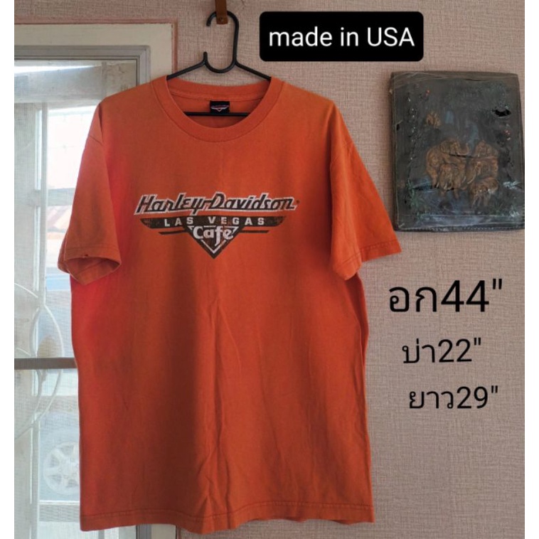เสื้อยืด Harley Davidson มือสอง made in USA อก 44