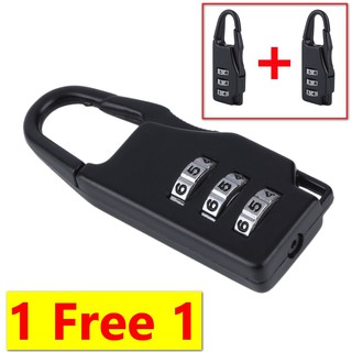 1Free1 กุญแจล็อครหัสสำหรับกระเป๋าเดินทาง Travel Luggage Lock