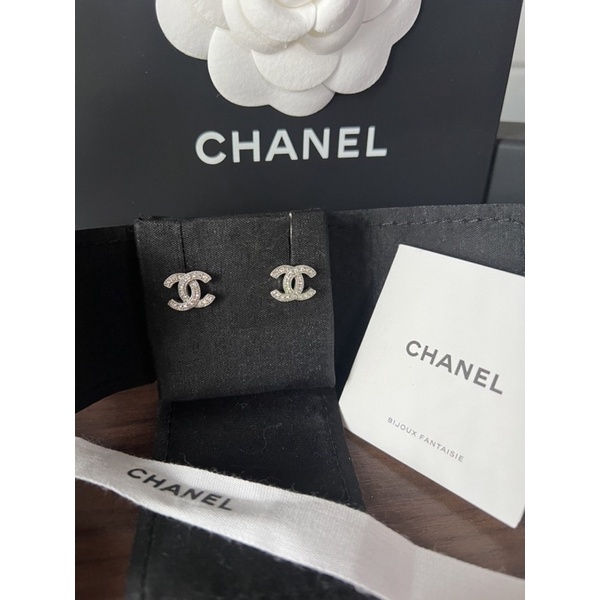 used✨ต่างหู chanel 1.3cm ของแท้
