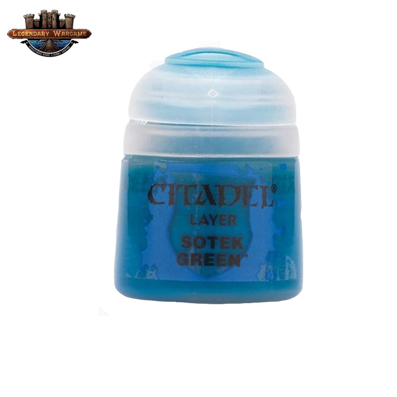 [BSAพร้อมส่ง] Citadel : LAYER: SOTEK GREEN (12ML) สีอะคริลิคสำหรับทาโมเดล