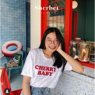 เสื้อยืด cherry baby *☺︎︎|sherbet.teeshop