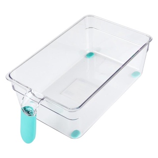 กล่องจัดเก็บในตู้เย็นด้ามจับ15.5x29x8.5cm KECHFRIDGE STORAGE BOX KECH 24406 15.5X29X8.5CM CLEAR