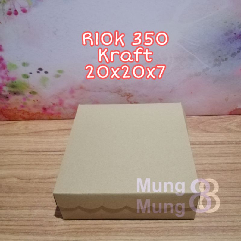 กล่องข้าว KRAFT 20 / กล่องข้าว KRAFT 20 / R10K KRAFT 350 AK