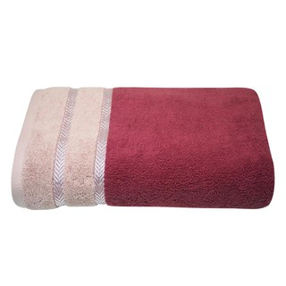 ผ้าขนหนู DOUBLE TREE 27X54 นิ้ว สีขาว TOWEL DOUBLE TREE 27X54" PINK