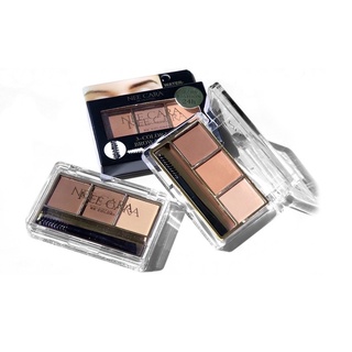 Nee Cara 3 Color Mix Brow Powder #N300 : neecara นีคาร่า เขียนคิ้วแบบฝุ่น x 1 ชิ้น    svl