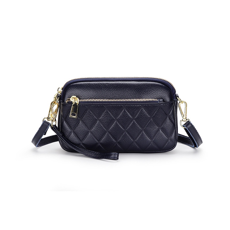 BNew Designer Crossbody Cowhide Cell Phone Shoulder Bag Genuine Leather