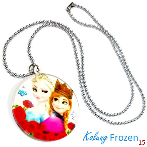 สร้อยคอ Frozen 15th PRINCESS ANNA & ELSA