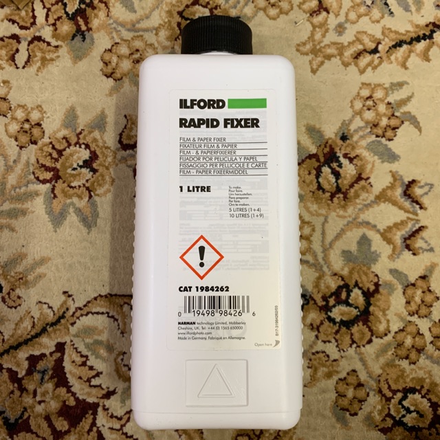 ILFORD 1984262 - เคมีการประมวลผลฟิล์ม RAPID FIXER 1lt