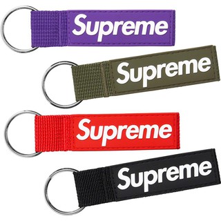 Supreme Webbing Keychain Red - FW20