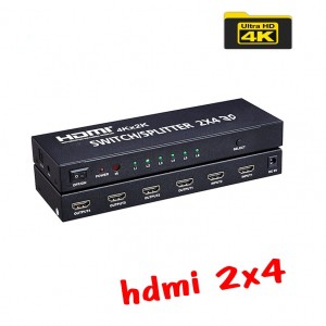 Best Quality HDMI Splitter Swithcher เข้า 2 ออก 4 อุปกรณ์คอมพิวเตอร์ Computer equipment สายusb สายชาร์ด อุปกรณ์เชื่อมต่อ hdmi Hdmi connector อุปกรณ์อิเล็กทรอนิกส์ Electronic device
