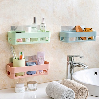 ⭐SanLiu⭐Plastic Kitchen Storage Rack Self Adhesive Wall Storage Organizer Toilet-Z371