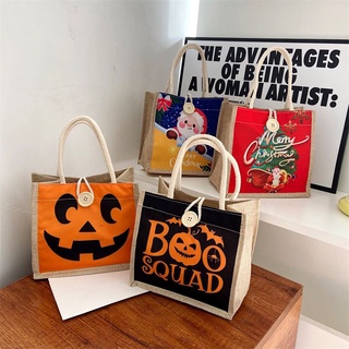 กระเป๋าทรงช้อปปิ้ง ผ้ากระสอบ กระเป๋าผ้า ถุงผ้าใบเล็กShopping bag, sack cloth, cloth bag, small canvas bag