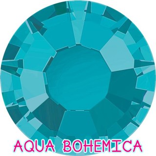 AQUA BOHEMICA คริสตัล เพชรรีดร้อน คริสตัลตกแต่งเสื้อผ้า คริสตัลตกแต่งเล็บ คุณภาพดี เกรด TOP DMC ใช้แทน Swarovski ได้