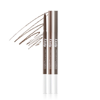 IPKN Lively Slim Auto Eyebrow ดินสอเขียนคิ้ว เส้นเล็กเขียนง่าย กันน้ำ ติดทนนานตลอดทั้งวัน