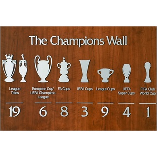 โปสเตอร์โลหะ ลายฟุตบอล The Champions Liverpooll สําหรับตกแต่งผนัง AWIR