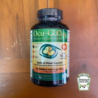 Ocu-glo Medium &amp; Large 90 Capsules บำรุงสายตาสุนัข (หมดอายุ 01/2025)