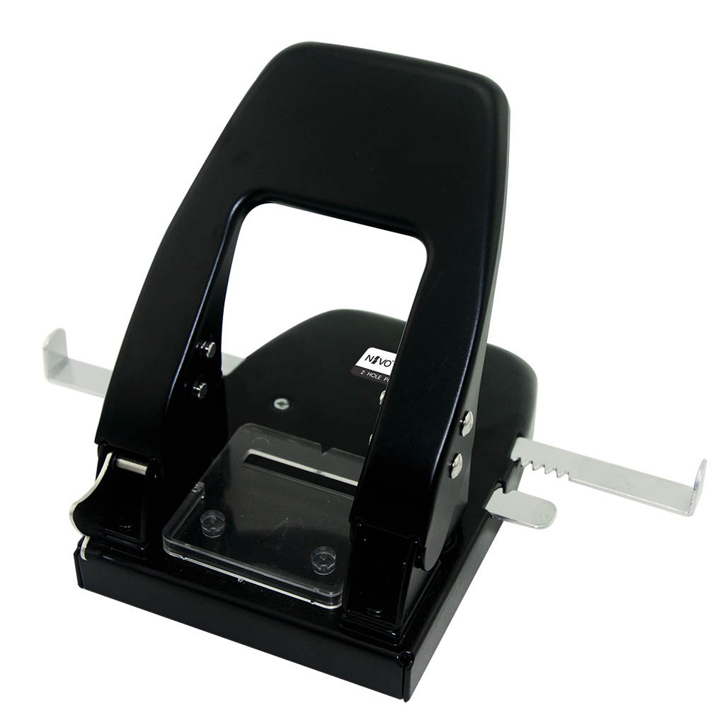 NIVO เครื่องเจาะกระดาษ No.85 เจาะกระดาษหนา 40 แผ่น สีดำ