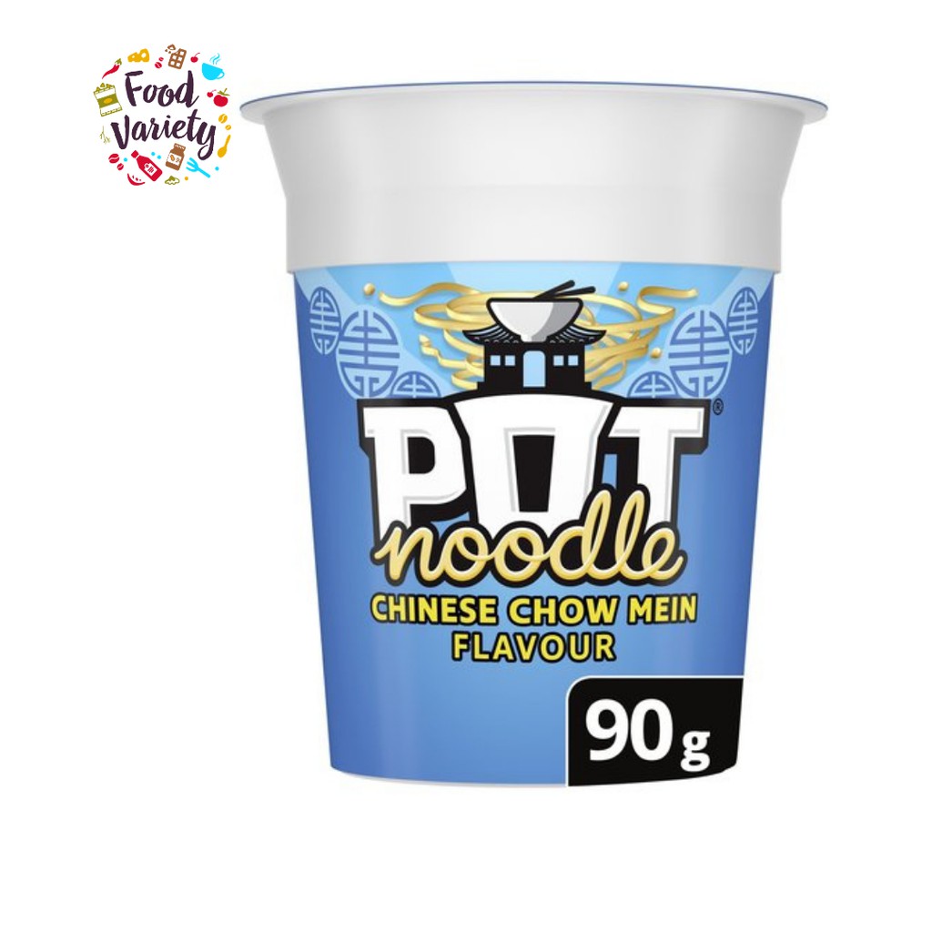 Pot Noodle Chinese Chow Mein 90g พ็อตนูดเดิล รสหมี่ผัดจีน 90 กรัม