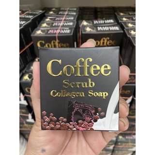 สบู่สครับกาแฟคอลลาเจน Coffee scrub collagen