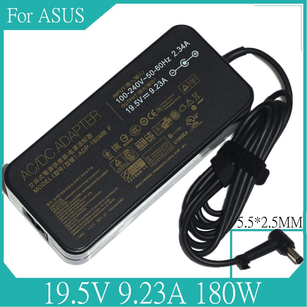 Original 180W 19.5V 9.23A Laptop Adapter for Asus ROG G75 G75VW GL502VTGL502V G75VX GL502 G750JMN Ga
