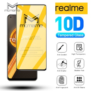 ฟิล์มกระจก OPPO แบบเต็มจอ 9D ของแท้ ทุกรุ่น! Realme 11 10 Pro 10T 9i 5G 9 8i 8 7 7i Black รุ่นกาวเต็มแผ่น อย่างดี